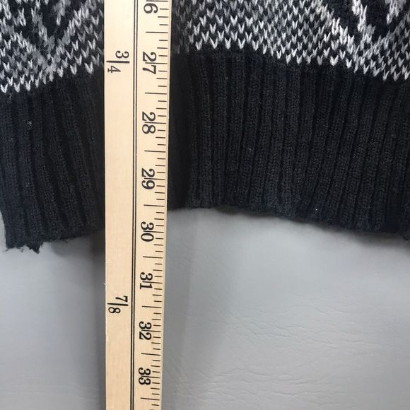 Vtg Mister Man Sweater XLT  Black White Hip Hop Biggie Style Leather - Picture 4 of 8